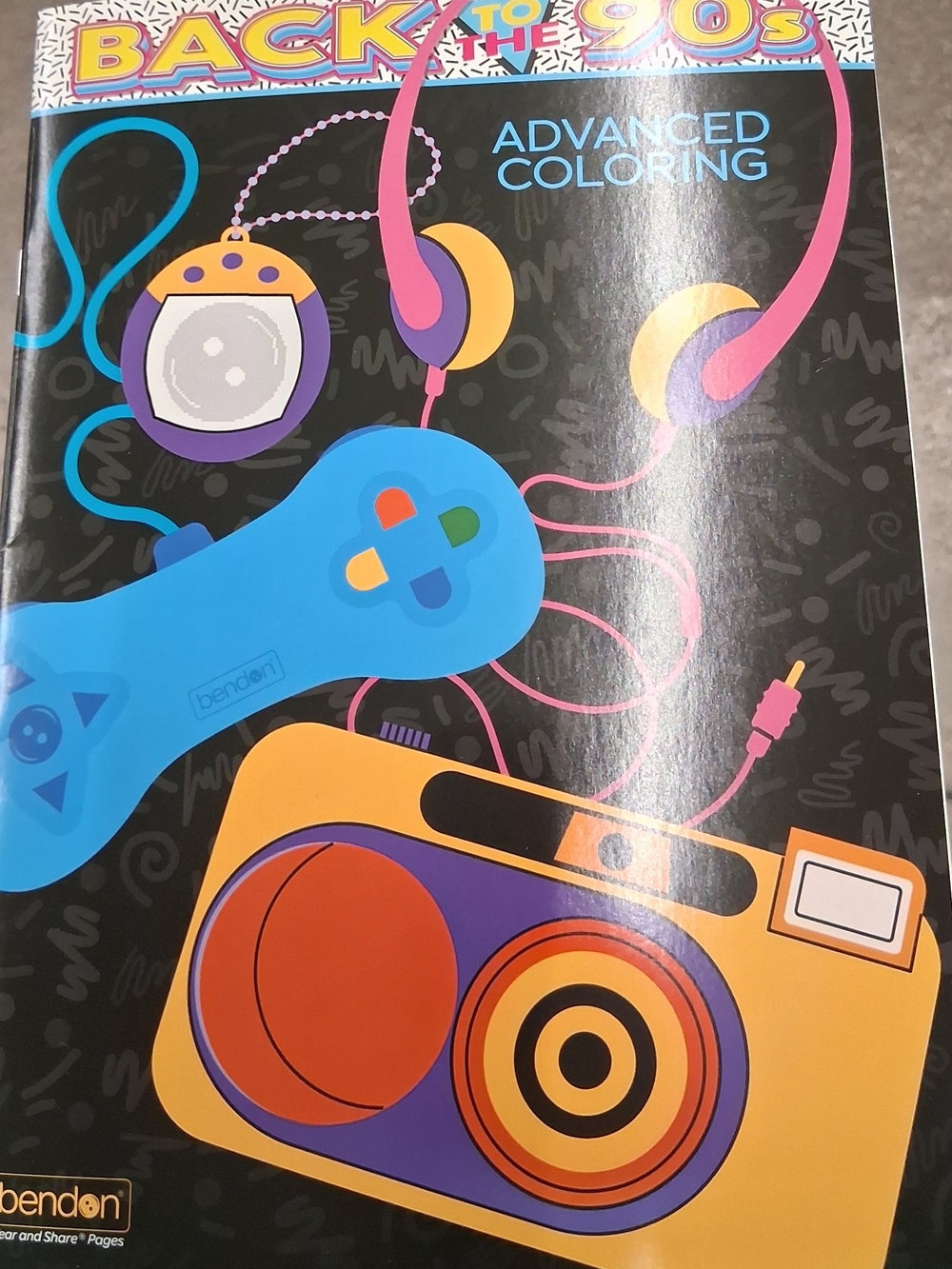 New Back To The 90s Advanced Coloring Book